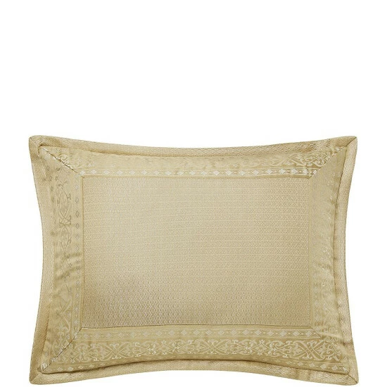 Flash Sale π Waterford Ruffino Collection Jacquard Medallion Reversible Comforter Set Gold β - Image 3