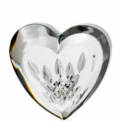 Promo π Waterford Crystal Lismore Heart Collectible Paperweight π
