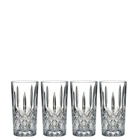 Coupon 𧨠Marquis By Waterford Markham 4-Piece Traditional Crystal Highball Glass Set No Color π