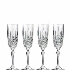 Best Sale π Marquis By Waterford Markham 4-Piece Traditional Crystal Flute Set No Color π