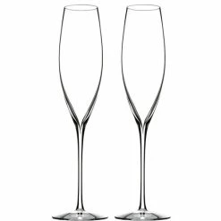 Buy π₯° Waterford Elegance Collection Classic Crystal Champagne Flute Pair No Color π