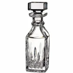 New π Waterford Lismore Square Crystal Decanter Clear π