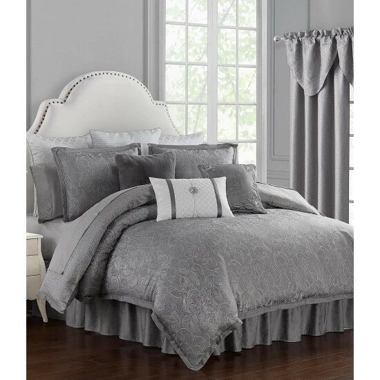 Brand new π Waterford Belissa Pieced Breakfast Pillow Grey π - Image 4