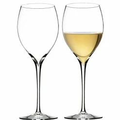 Discount 🎁 Waterford Elegance Series Crystal Chardonnay Wine Glass Pair No Color 👏