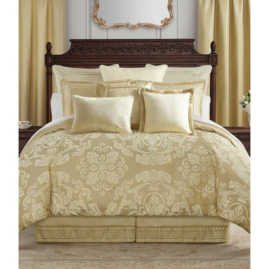 Deals π― Waterford Ruffino Collection Reversible Velvet Euro Sham Gold π - Image 3
