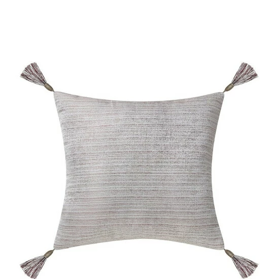 Discount π Waterford Anora Geometric & Tasseled Square Pillow Blush β¨ - Image 2
