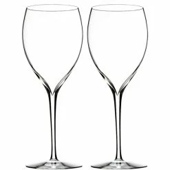 Wholesale 🔥 Waterford Elegance Series Crystal Sauvignon Blanc Wine Glass Pair No Color 👍