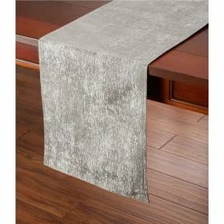Cheap 🧨 Waterford Lunar Jacquard Table Runner Grey 🤩