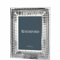 Hot Sale 🌟 Waterford Crystal Lismore Diamond 5#double; X 7#double; Picture Frame Clear 🌟