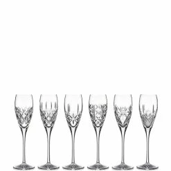 Flash Sale 💯 Waterford Crystal 6 Patterns Of The Sea Flutes, Set Of 6 😉