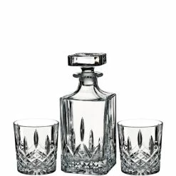 Budget ⭐ Marquis By Waterford Markham Crystalline Square Decanter & Double Old Fashioned Bar Set No Color 🎁