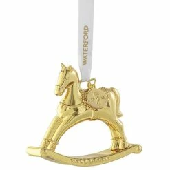 Cheapest ✨ Waterford 2022 Rocking Horse Golden Ornament 💯