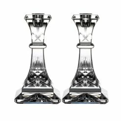 Hot Sale 🥰 Waterford Crystal Lismore Candlestick, Set Of 2 🔥