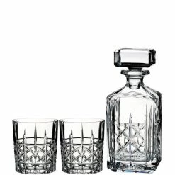 Best reviews of ❤️ Marquis By Waterford Brady Decanter & Double Old Fashioned Set Clear 🔔