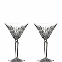 Outlet 💯 Waterford Lismore Crystal Martini, Set Of 2 Clear ✔️