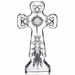New 🧨 Waterford Crystal Kells Standing 9.5#double; Cross No Color 👏