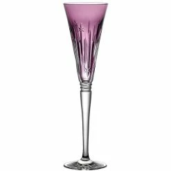 Deals ⭐ Waterford Crystal 2022 Winter Wonders Midnight Frost Flute, Lilac Purple 🔔