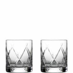 Flash Sale 🧨 Waterford Crystal Olann Double Old-Fashion Glasses, Set Of 2 Clear 🔔