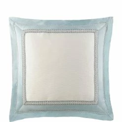 Best Sale π₯ Waterford Jonet Bordered Wave-Textured Euro Sham Multi π