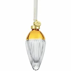 New 😍 Waterford Crystal Faith Drop Bauble Amber Ornament ❤️