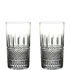 Best Pirce 🎉 Waterford Crystal Irish Lace Highball, Set Of 2 No Color 🔥