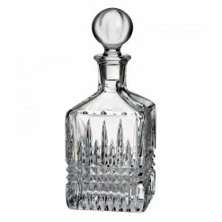 Best Sale ✨ Waterford Lismore Diamond Crystal Square Decanter 🧨