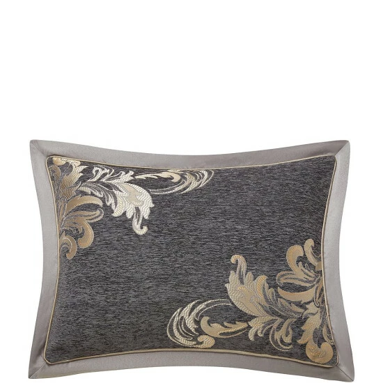Wholesale π Waterford Everett 6-Piece Reversible Metallic Damask Comforter Set Charcoal 𧨠- Image 7