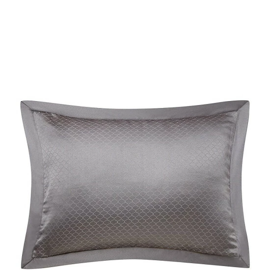 Wholesale π Waterford Everett 6-Piece Reversible Metallic Damask Comforter Set Charcoal 𧨠- Image 8