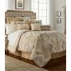 Brand new 🛒 Waterford Ansonia Floral Jacquard Comforter Set Ivory/gold 👏
